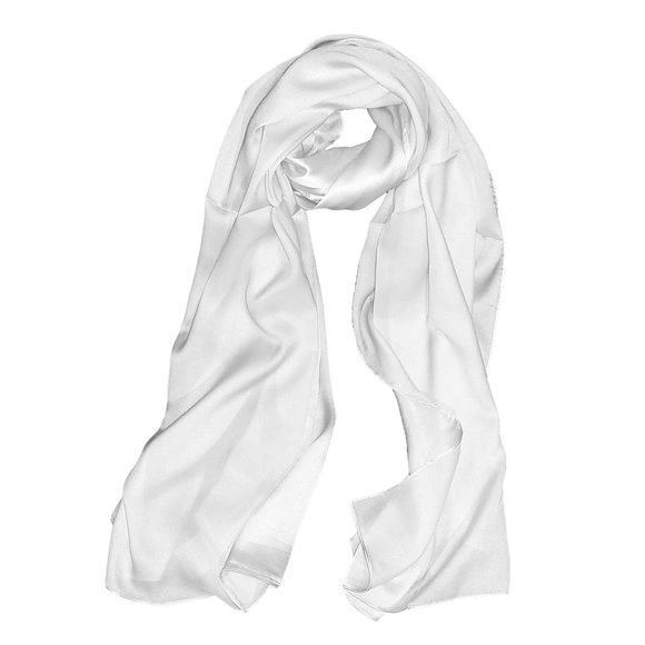 NWT Long Soft Satin Silk Scarf 33"x73" Rectangle Shawl Wrap 64981 - Picture 10 of 11